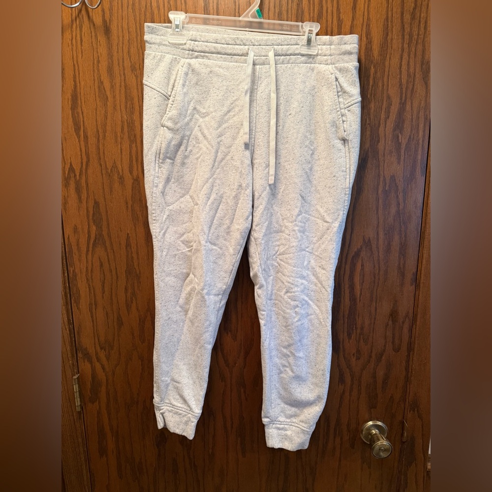 Cozy Light Gray Jogger Pants